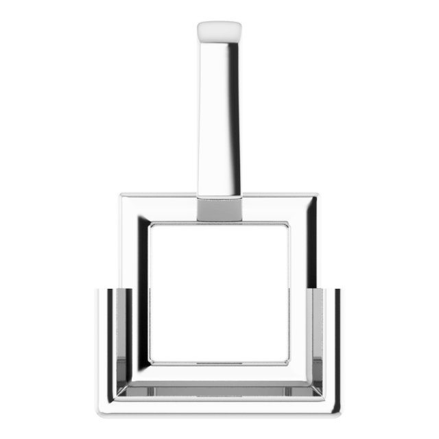 Half-Bezel Solitaire Pendant