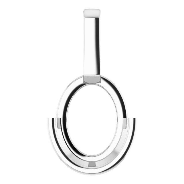 Half-Bezel Solitaire Pendant