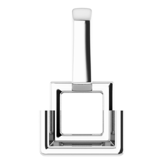 Half-Bezel Solitaire Pendant