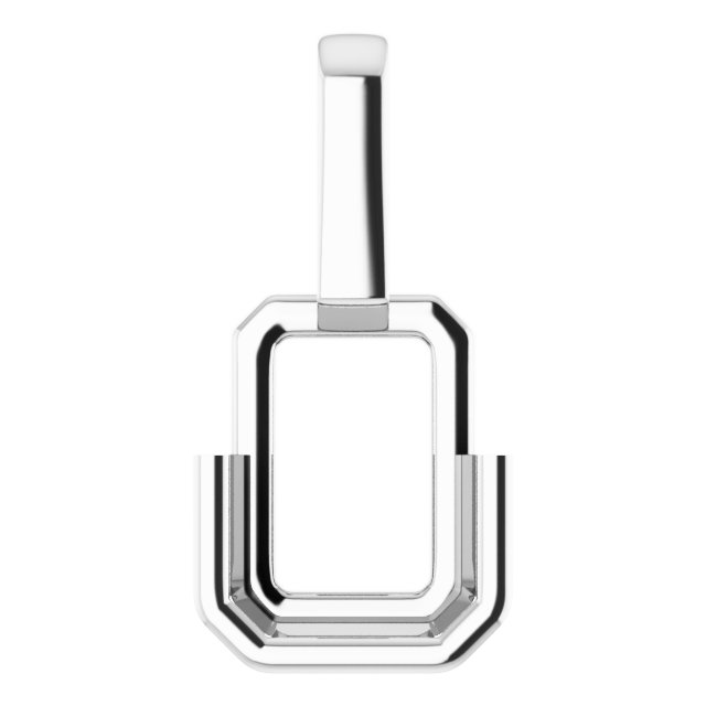 Half-Bezel Solitaire Pendant