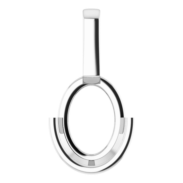 Half-Bezel Solitaire Pendant