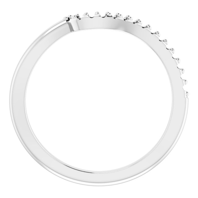 Band Mounting for 9x7 mm Emerald Ring view 2