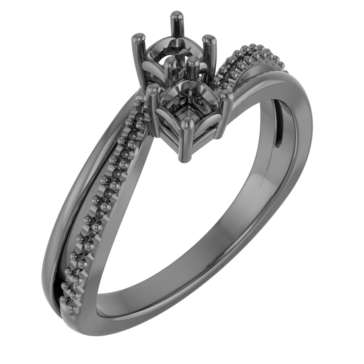 8x6 mm Pear Engagement Ring Mounting
