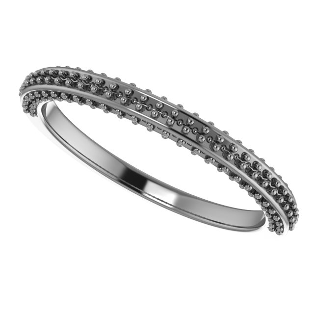 Band Mounting for 7x3.5 mm Marquise Ring view 5