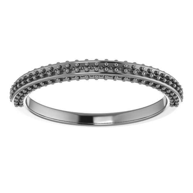 Band Mounting for 7x3.5 mm Marquise Ring view 3