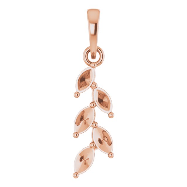 Family Leaf Necklace or Pendant