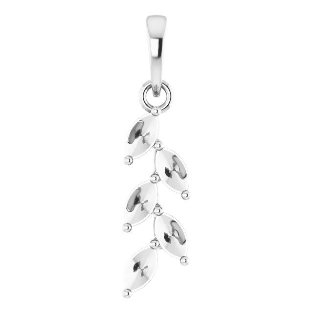 Family Leaf Necklace or Pendant