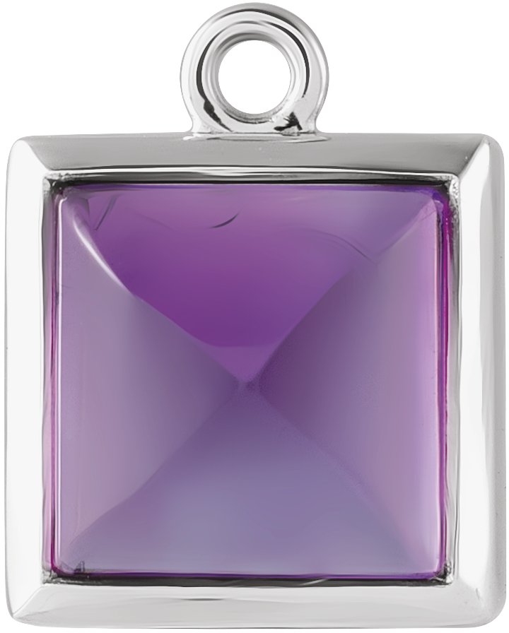 Platinum 4.5 mm Square .07 CTW Natural Diamond Semi-Set