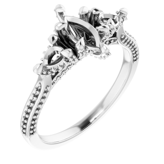 Three-Stone Engagement Ring