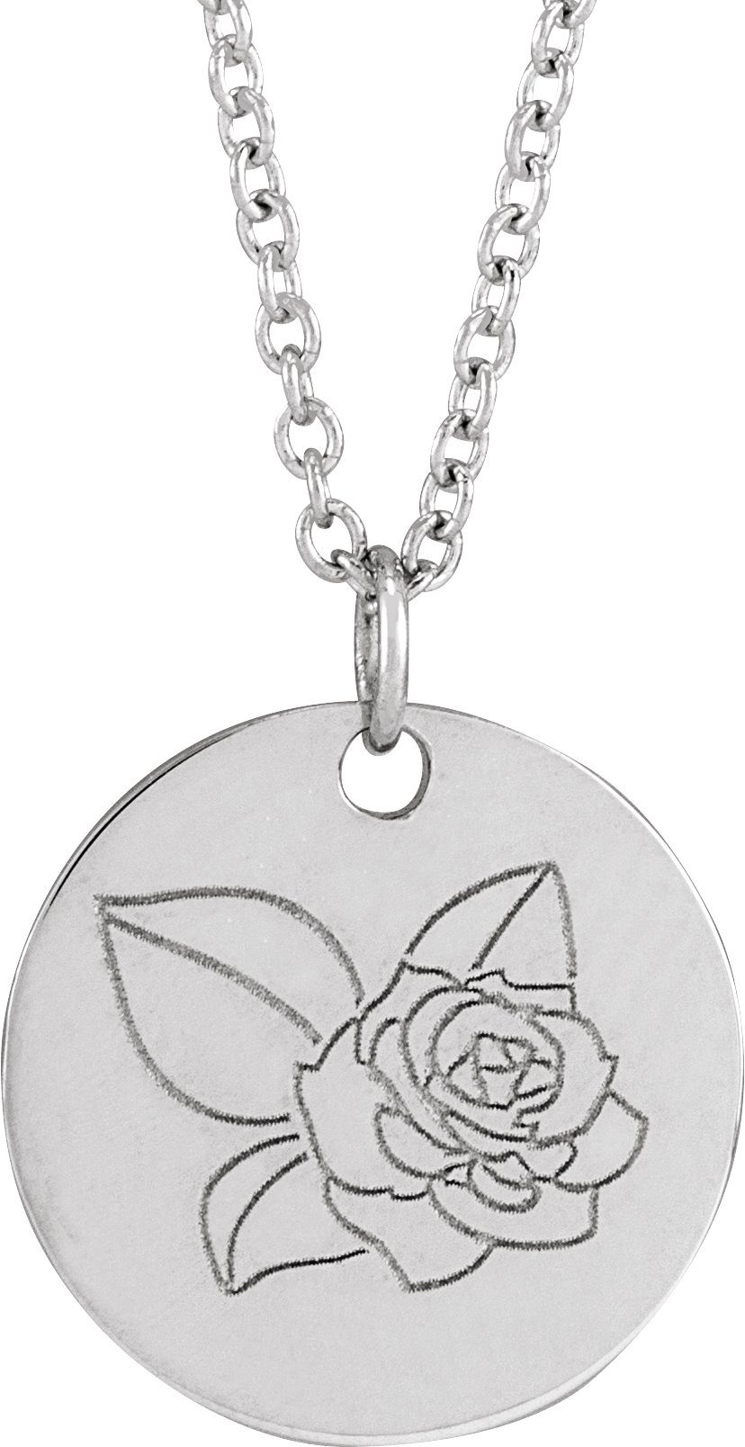 Birth Flower Necklace or Pendant