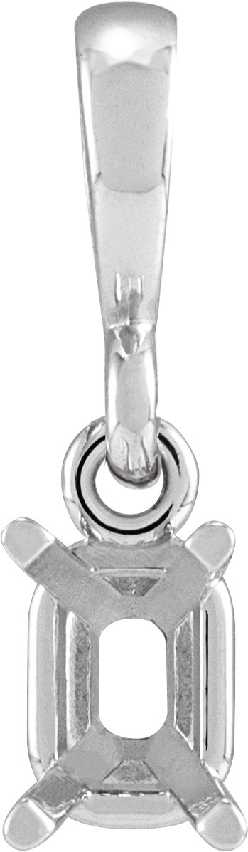 Emerald 4-Prong Pendant