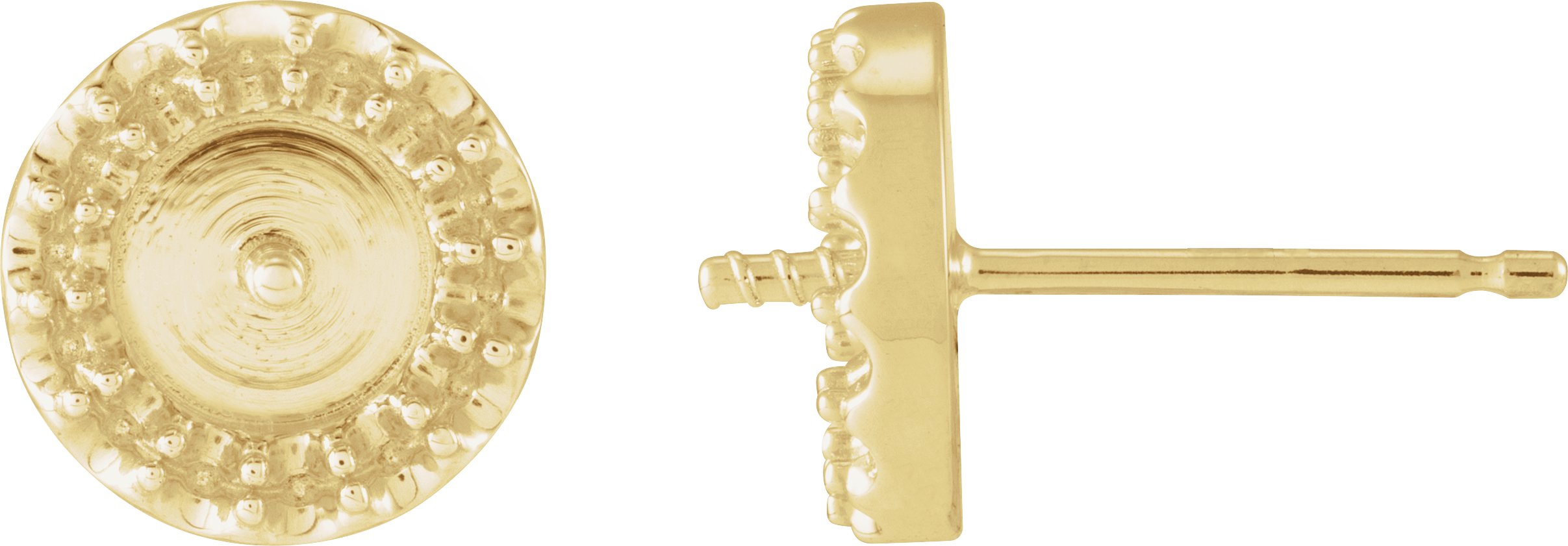 Halo-Style Pearl Earrings