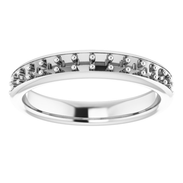 Band Mounting for 12x10 mm Oval Ring view 3