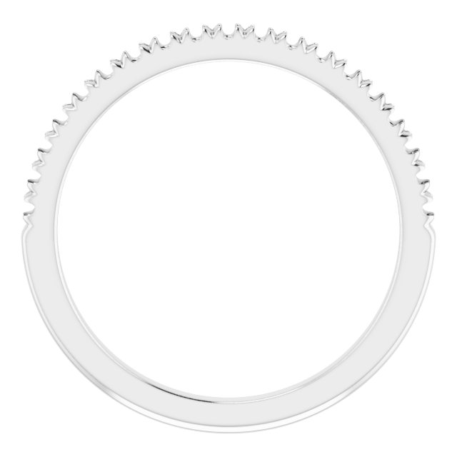 Band Mounting for 7 mm Square Ring view 2