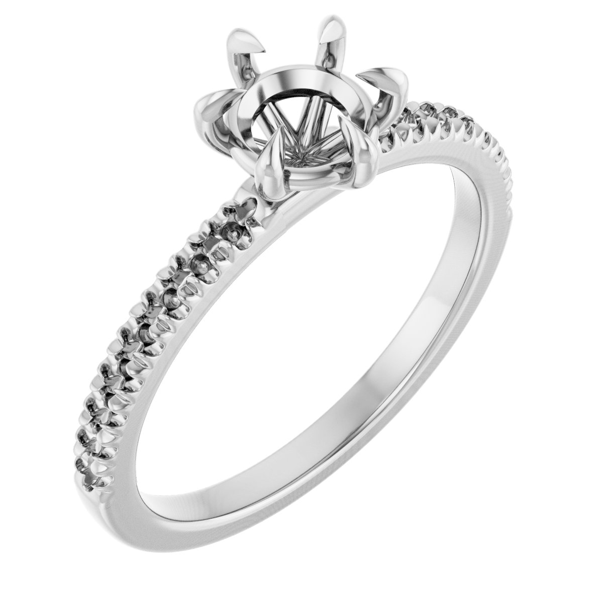 Claw-Prong Engagement Ring