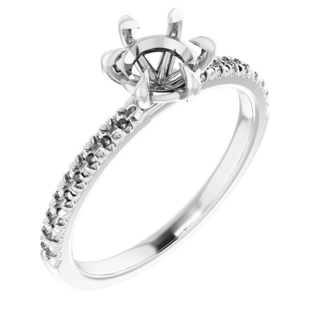 Claw-Prong Engagement Ring