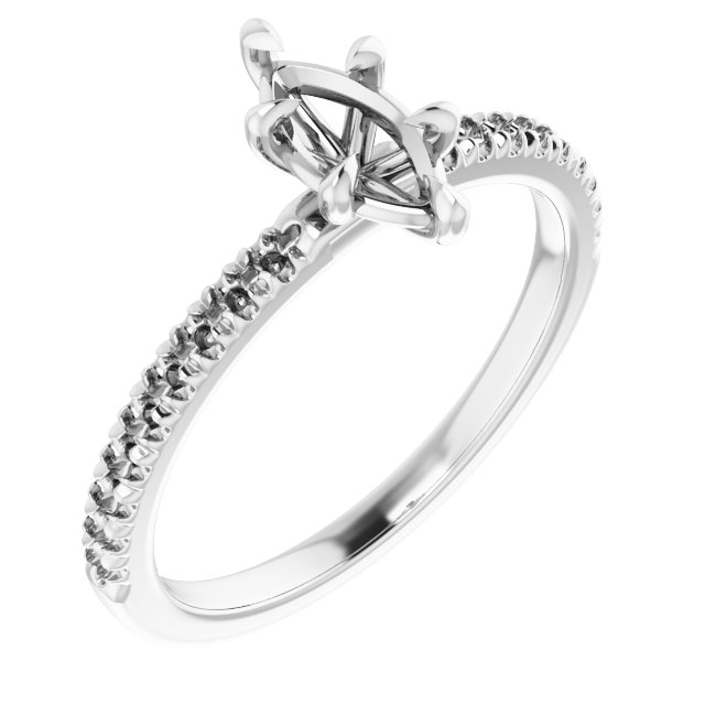 Claw-Prong Engagement Ring
