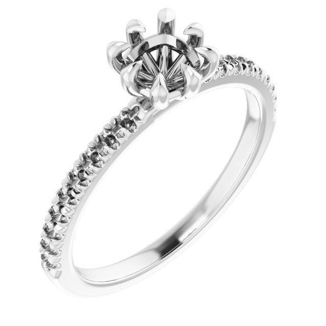 Claw-Prong Engagement Ring