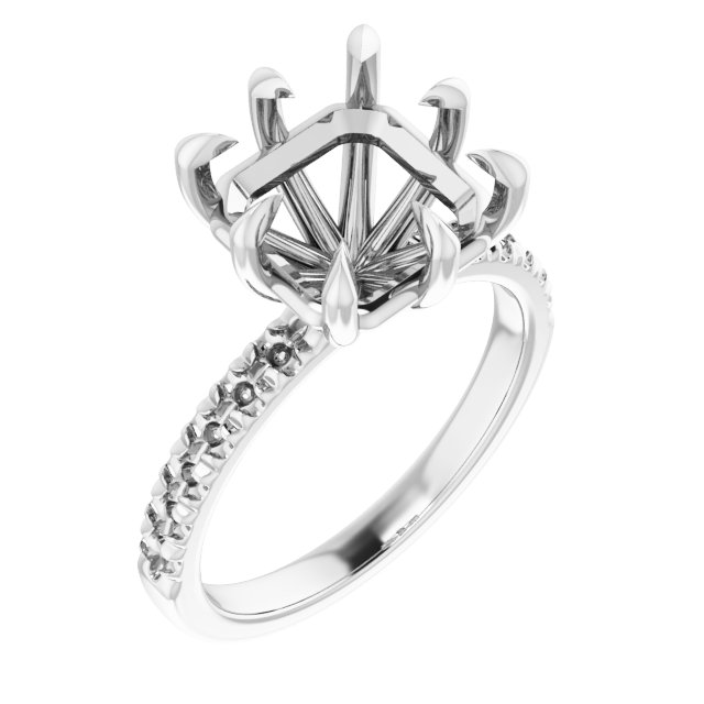 Claw-Prong Engagement Ring