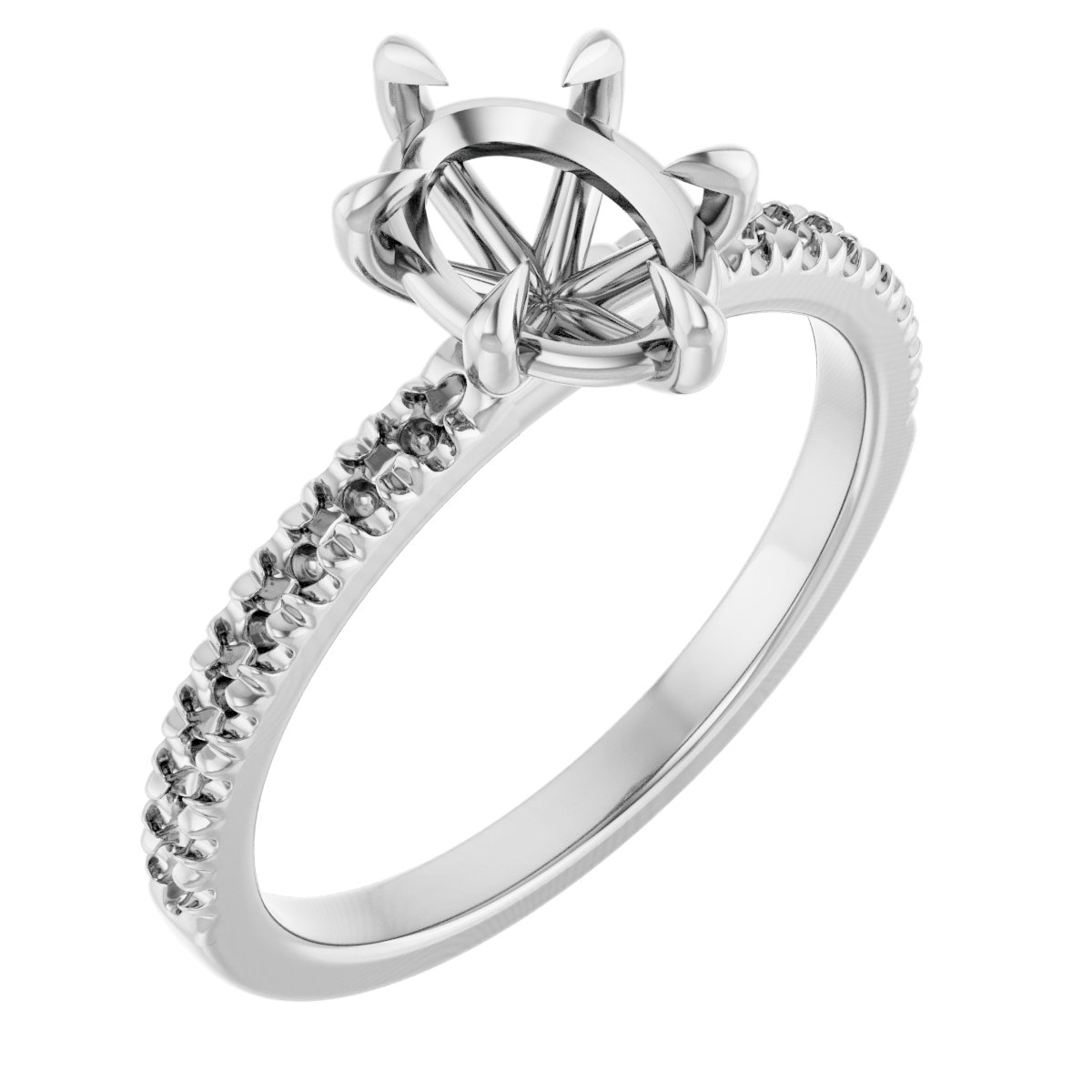 Claw-Prong Engagement Ring