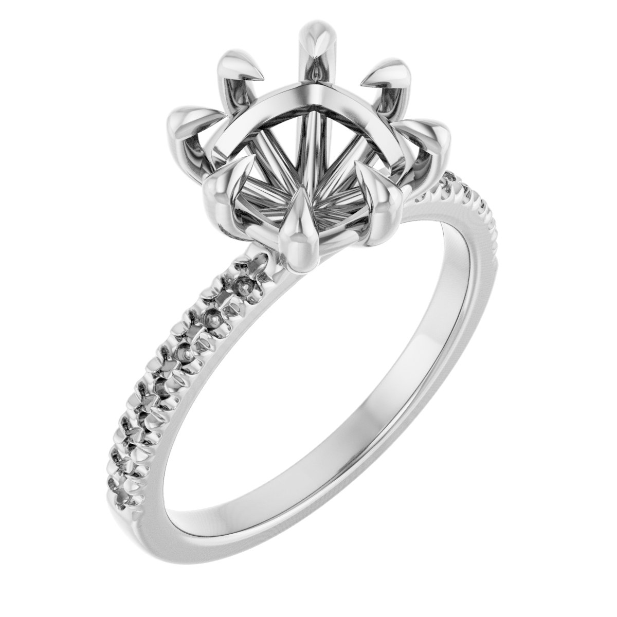 Claw-Prong Engagement Ring