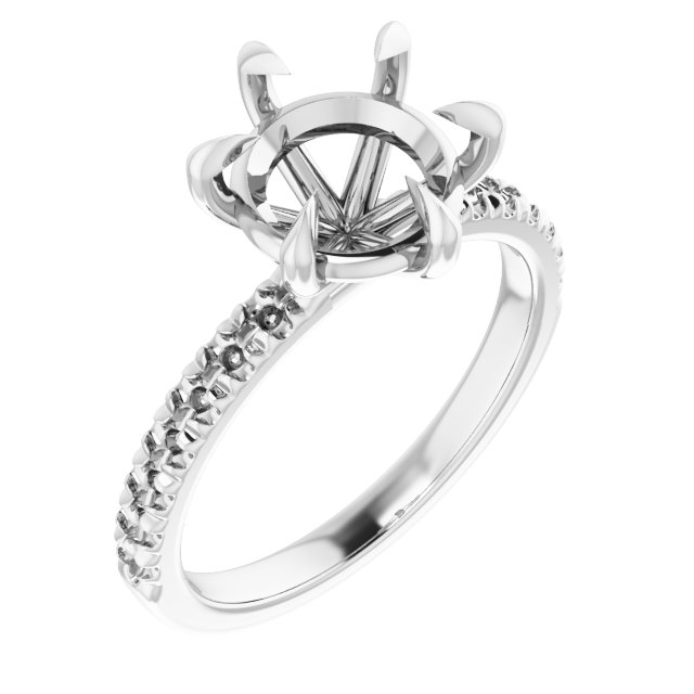 Claw-Prong Engagement Ring