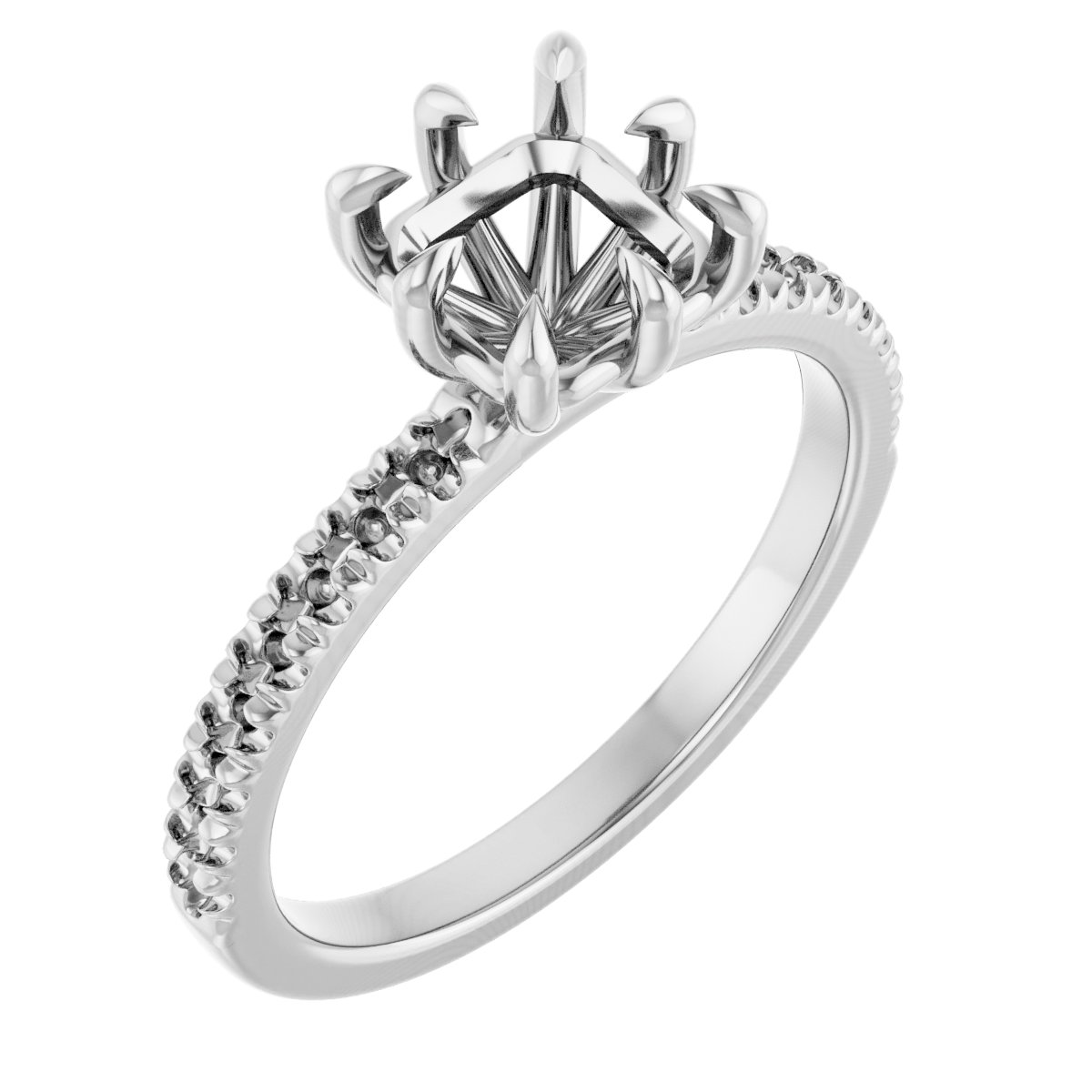 Claw-Prong Engagement Ring