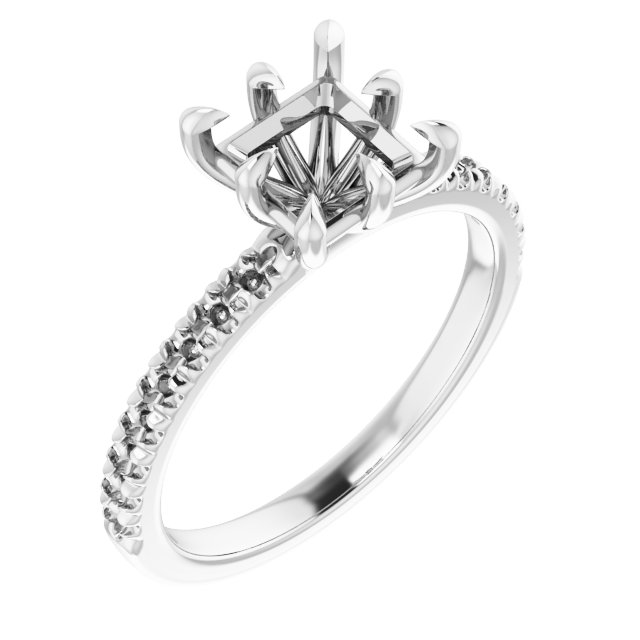 Claw-Prong Engagement Ring
