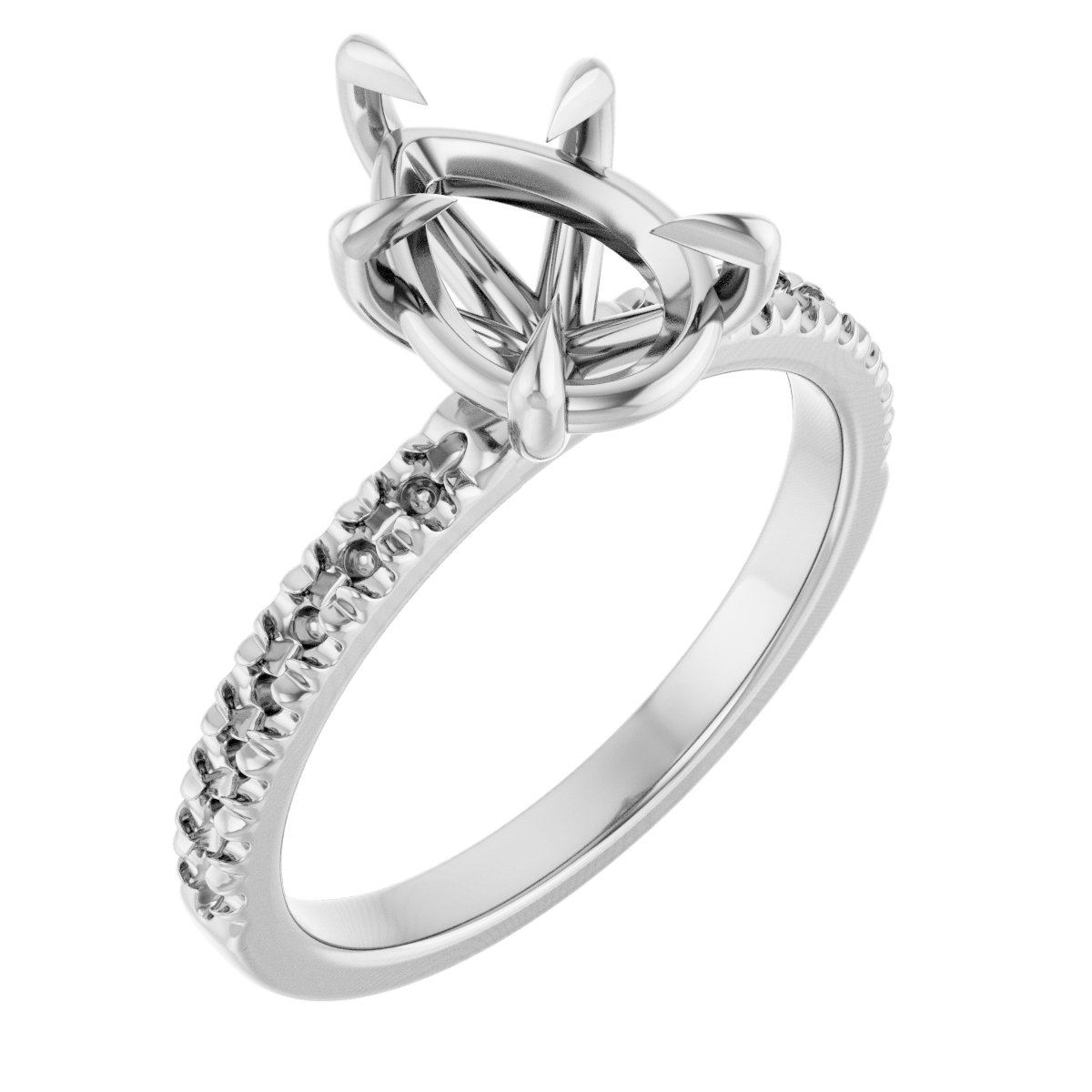Claw-Prong Engagement Ring