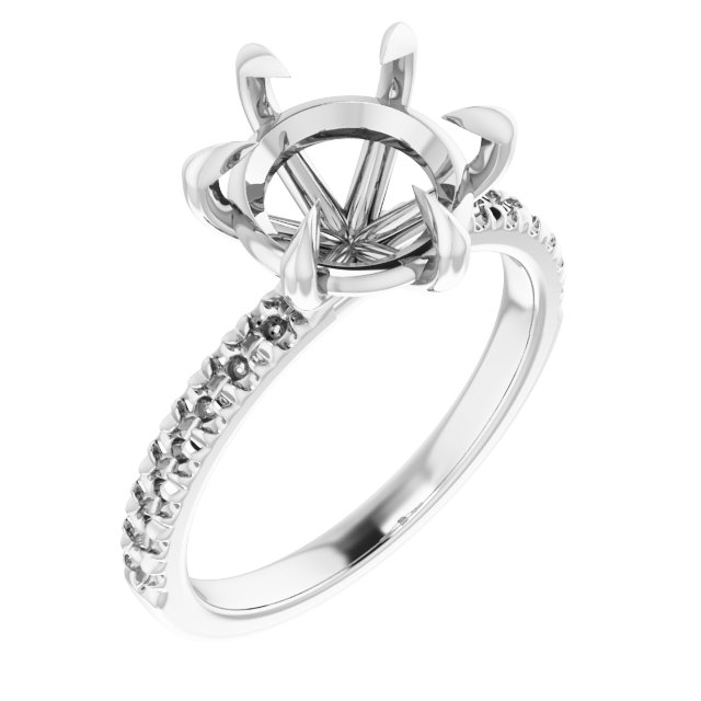 Claw-Prong Engagement Ring