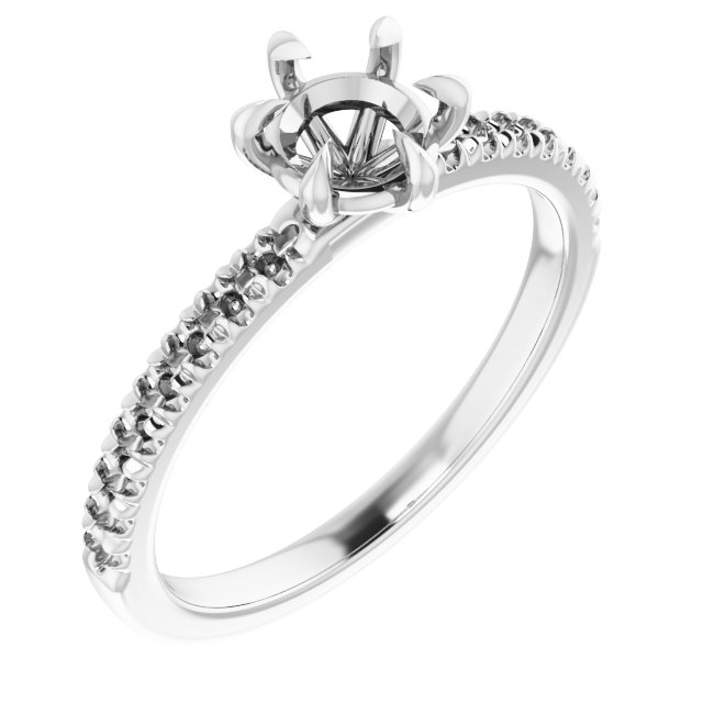 Claw-Prong Engagement Ring
