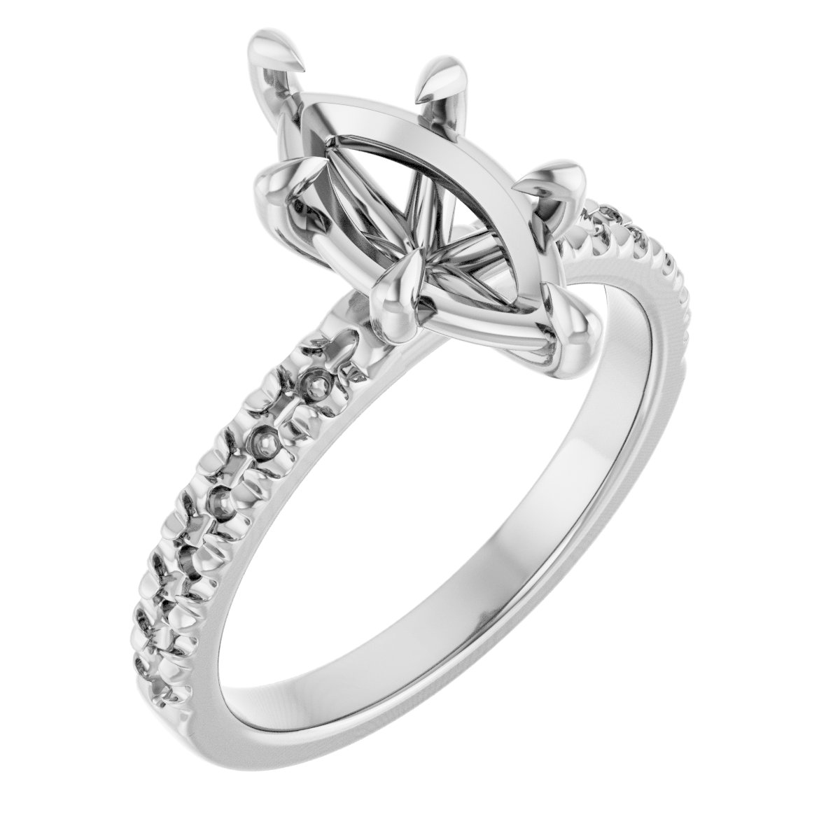 Claw-Prong Engagement Ring