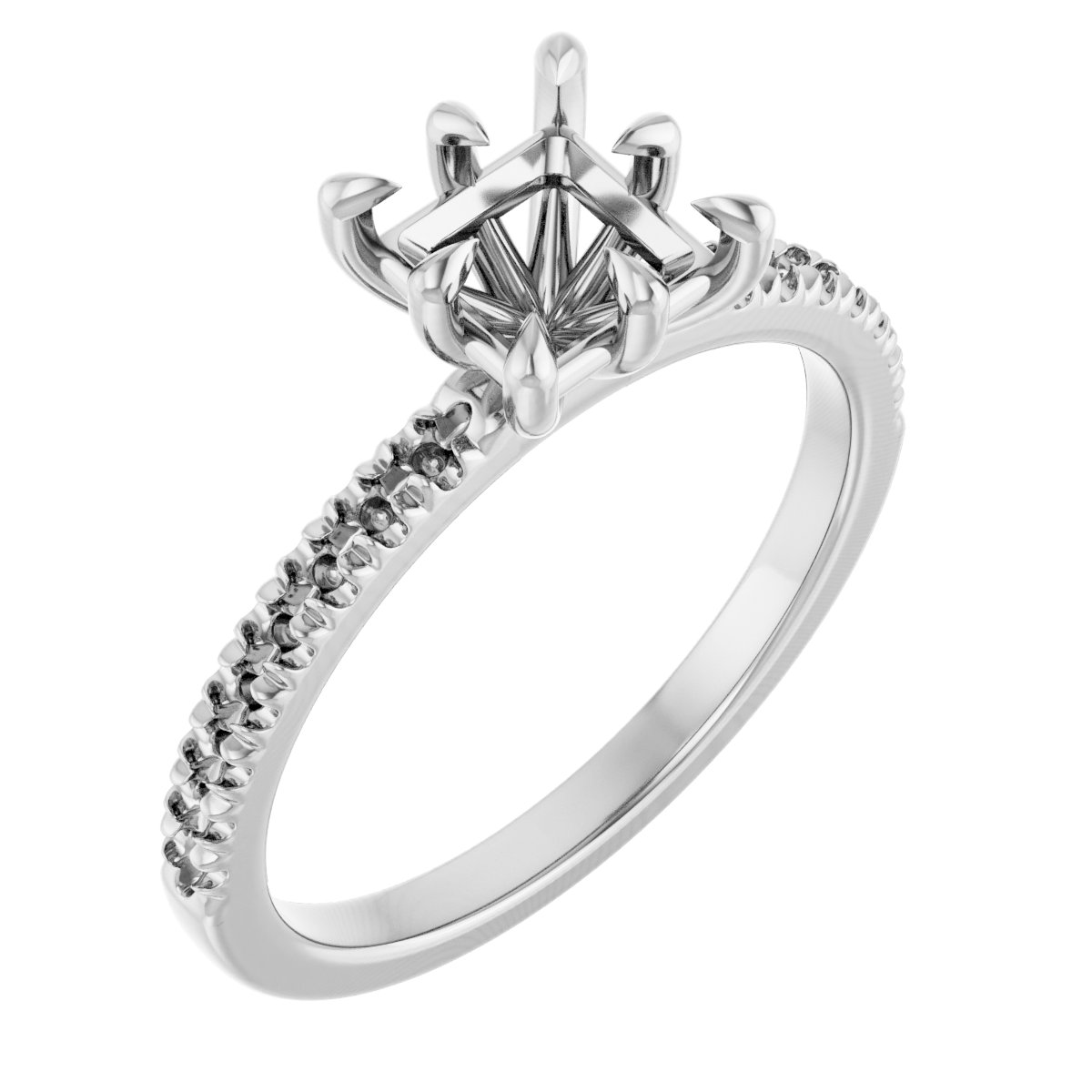Claw-Prong Engagement Ring