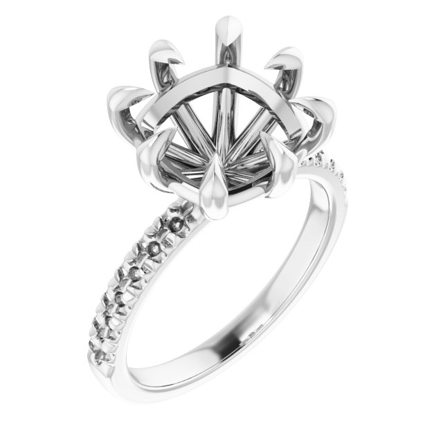 Claw-Prong Engagement Ring