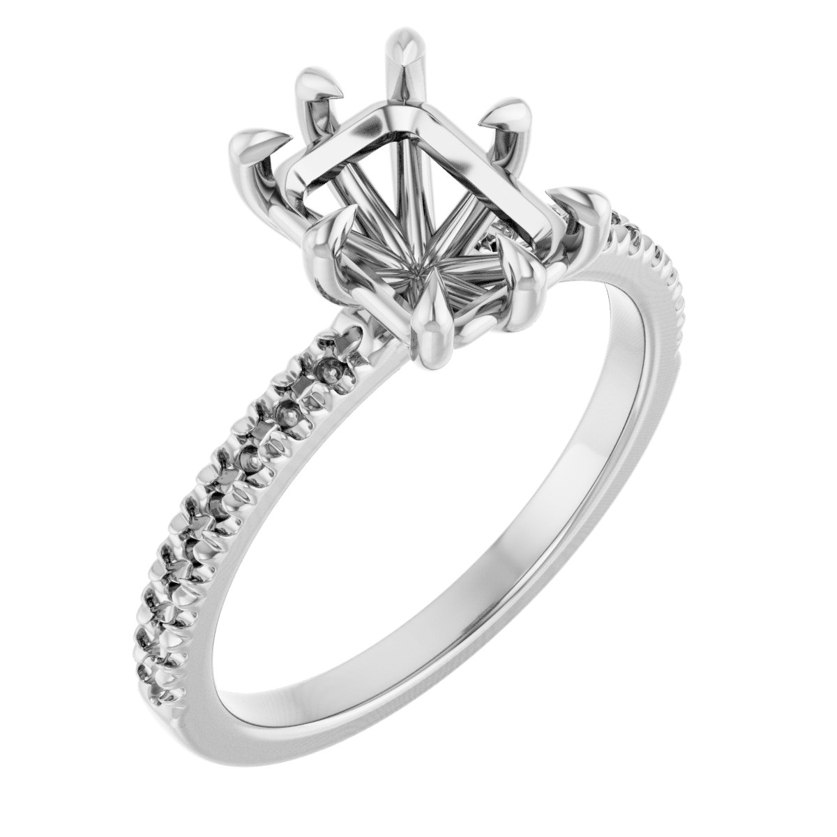 Claw-Prong Engagement Ring