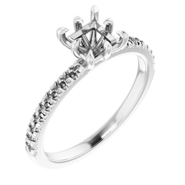 Claw-Prong Engagement Ring