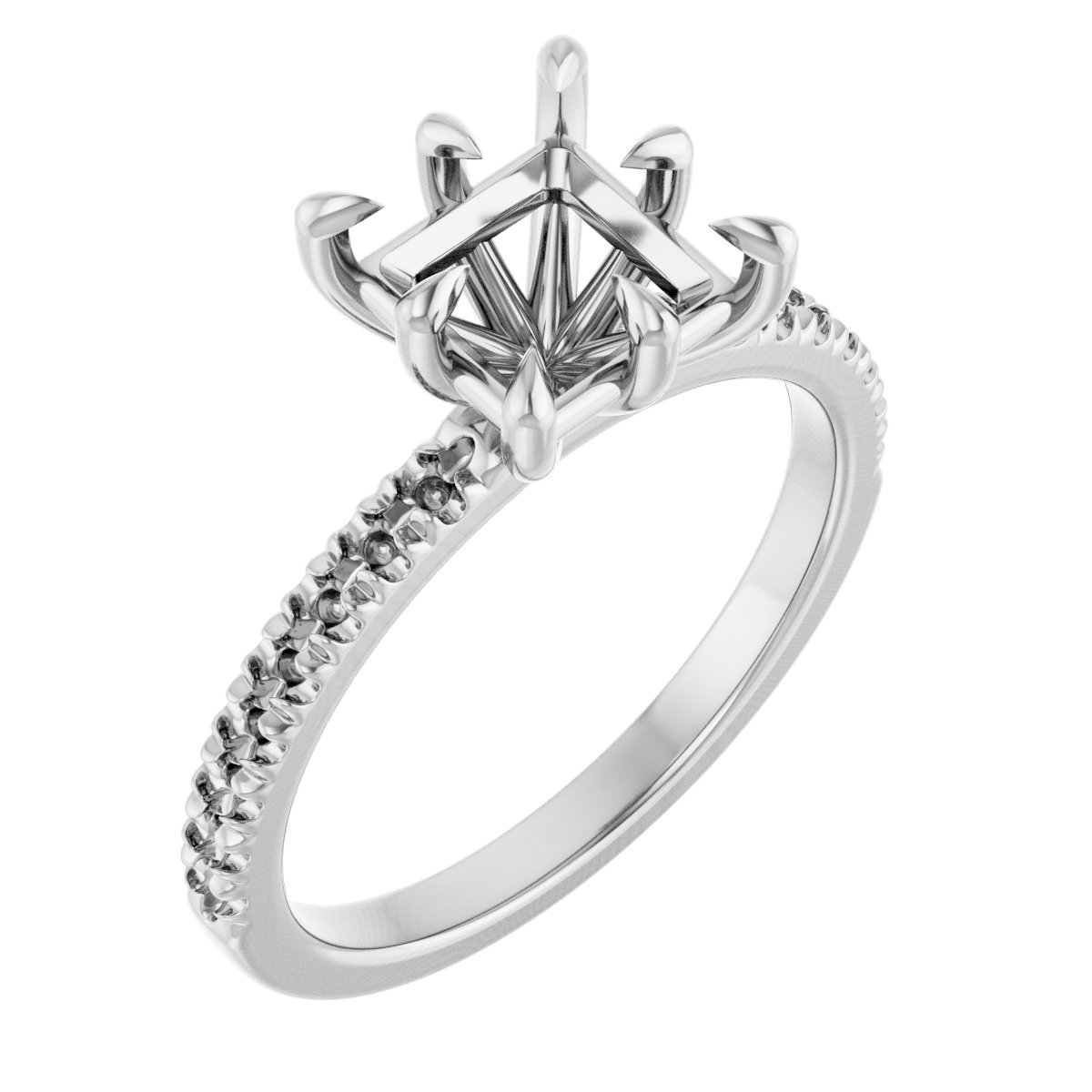 Claw-Prong Engagement Ring