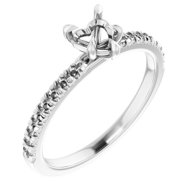 Claw-Prong Engagement Ring