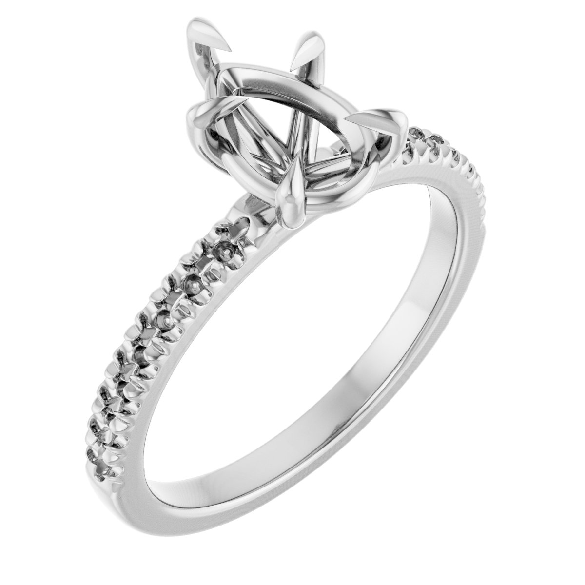 Claw-Prong Engagement Ring