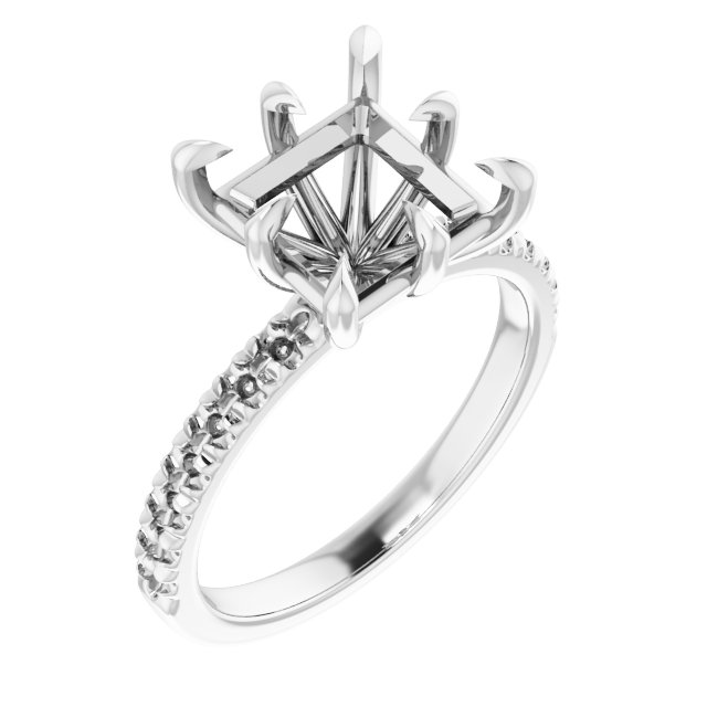 Claw-Prong Engagement Ring