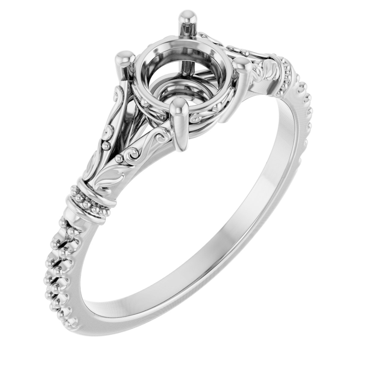 Sculptural Engagement Ring