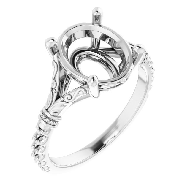 Sculptural Engagement Ring