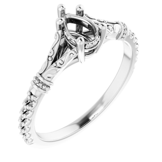 14k White Gold