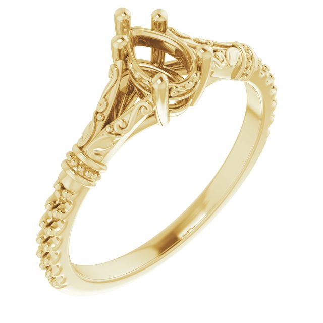 Sculptural Engagement Ring