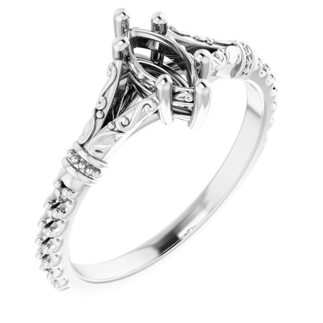 Sculptural Engagement Ring