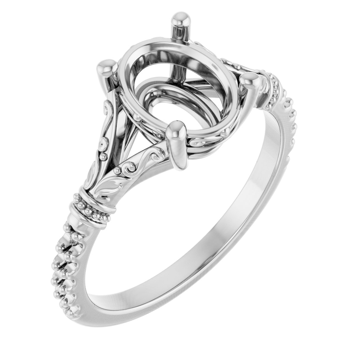 Sculptural Engagement Ring