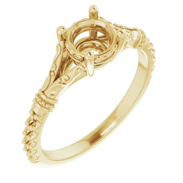 Sculptural Engagement Ring