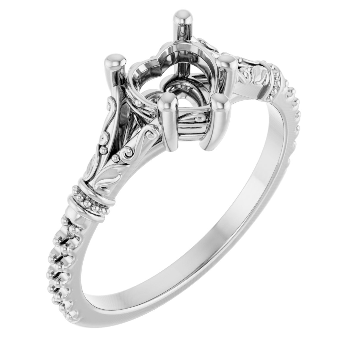 Sculptural Engagement Ring