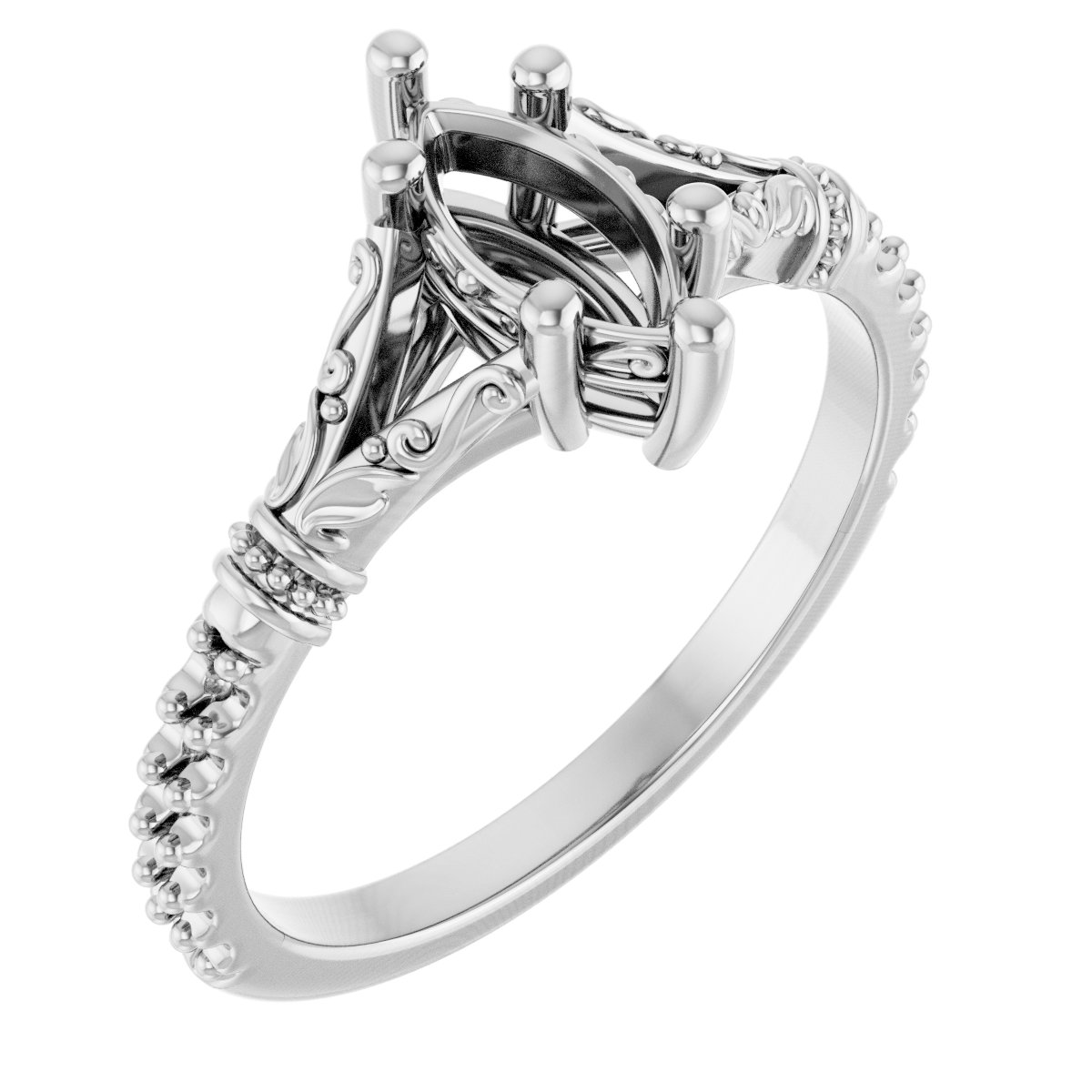 Sculptural Engagement Ring