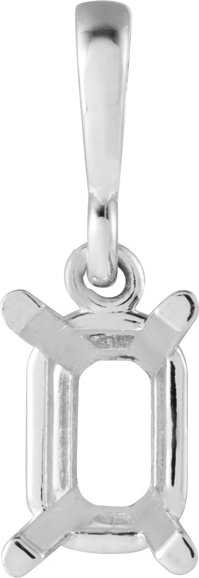 Emerald 4-Prong Pendant